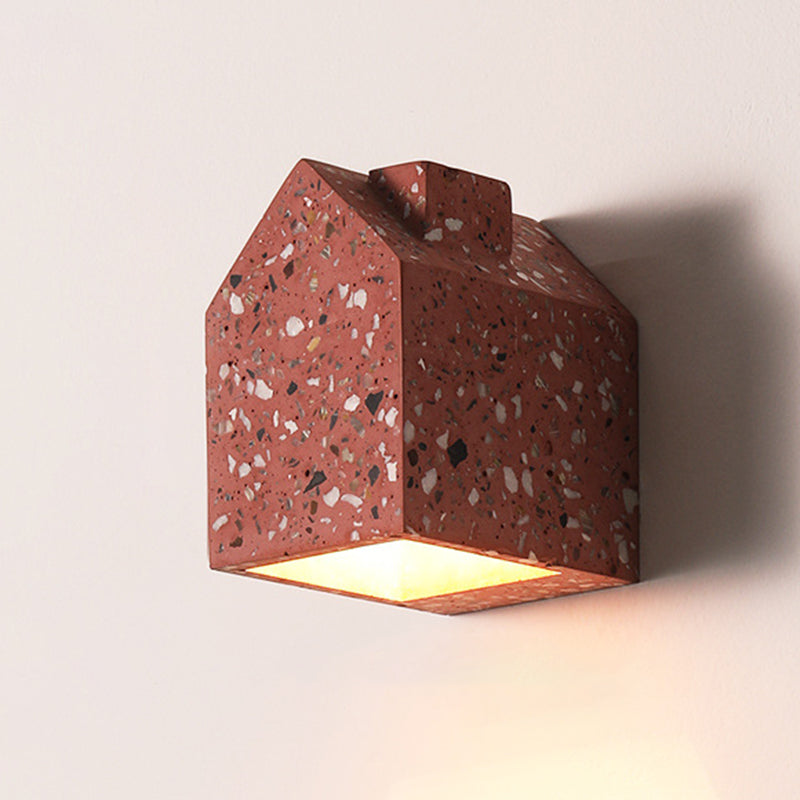 Terrazzo Flush Mount Wall Donce Modern 1 luces de la casa Iluminación de pared para sala de estar