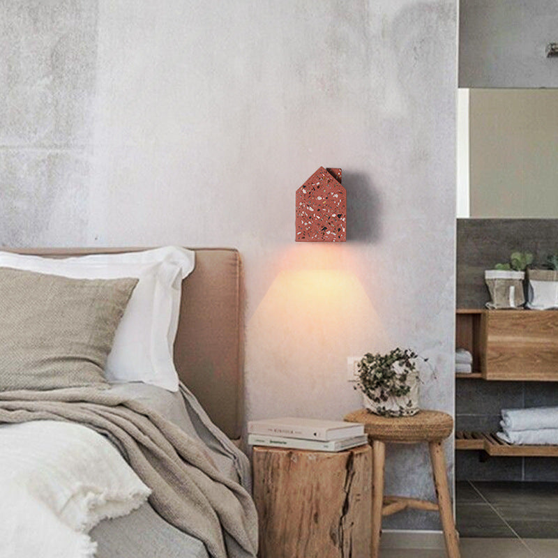 Terrazzo Flush Mount Wall Donce Modern 1 luces de la casa Iluminación de pared para sala de estar