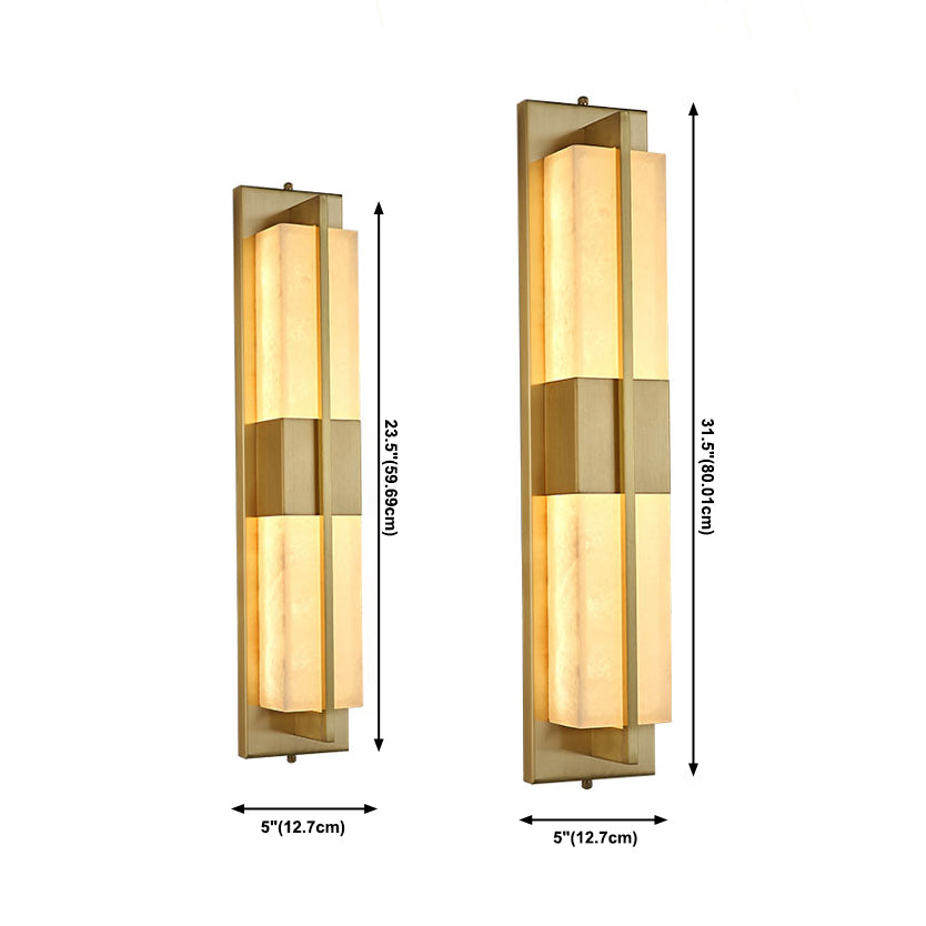 Moderner einfacher Stil Marmorwand Wandleuchte für Nachtkorridor und Treppe
