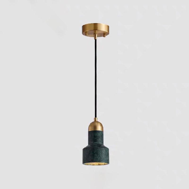 Contemporary Simple One-blub Marble Pendant Light for Bedroom Dinning Room