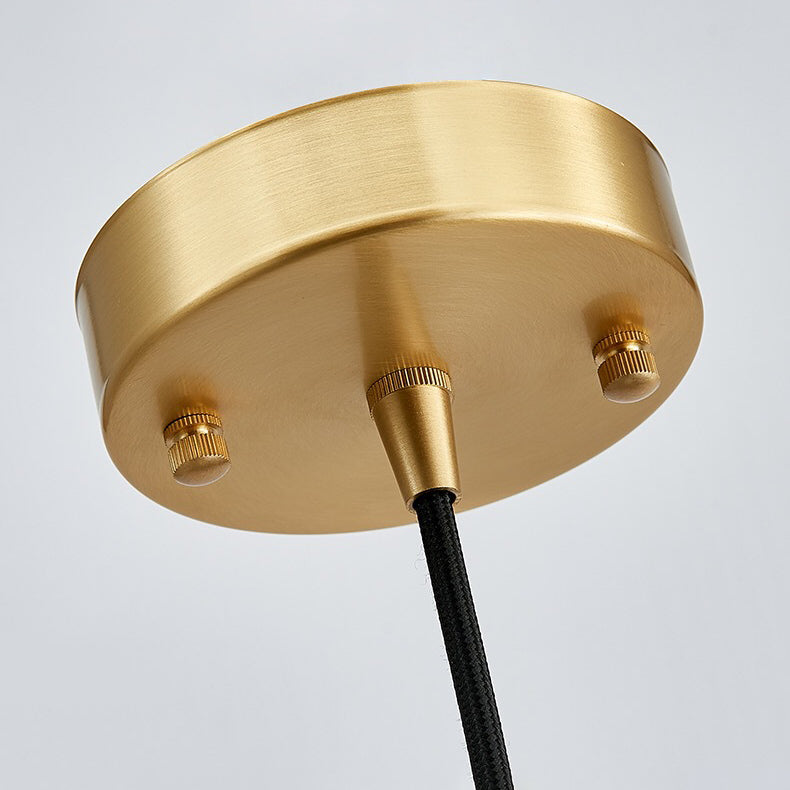 Contemporary Simple One-blub Marble Pendant Light for Bedroom Dinning Room