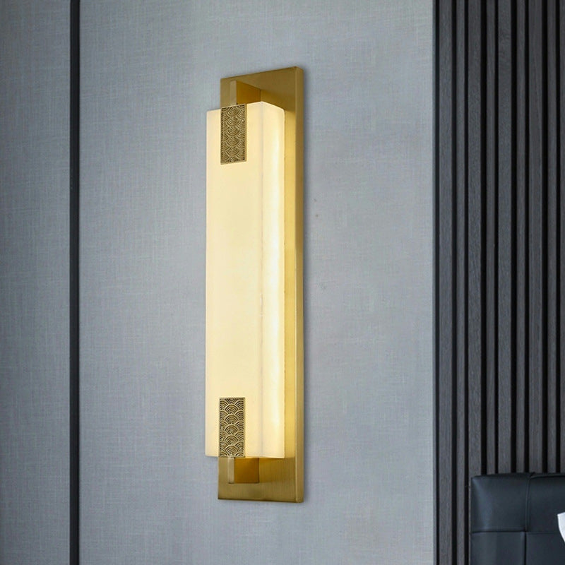 Pronzo della parete di marmo leggero regolabile contemporaneo per corridoio e scala del comodino