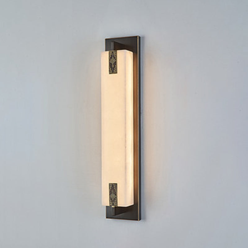 Pronzo della parete di marmo leggero regolabile contemporaneo per corridoio e scala del comodino