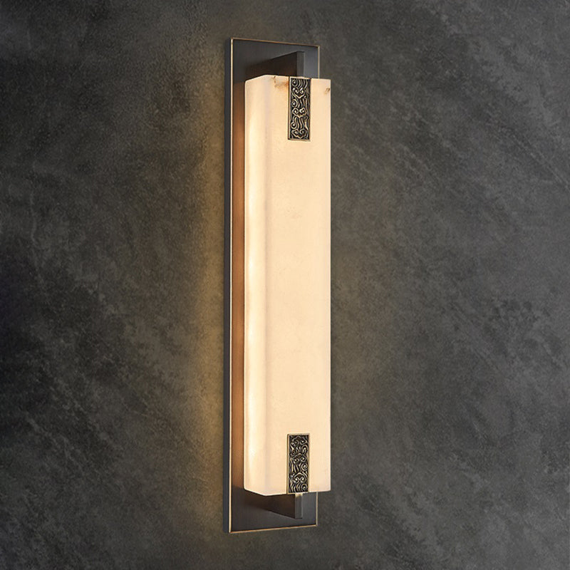 Pronzo della parete di marmo leggero regolabile contemporaneo per corridoio e scala del comodino