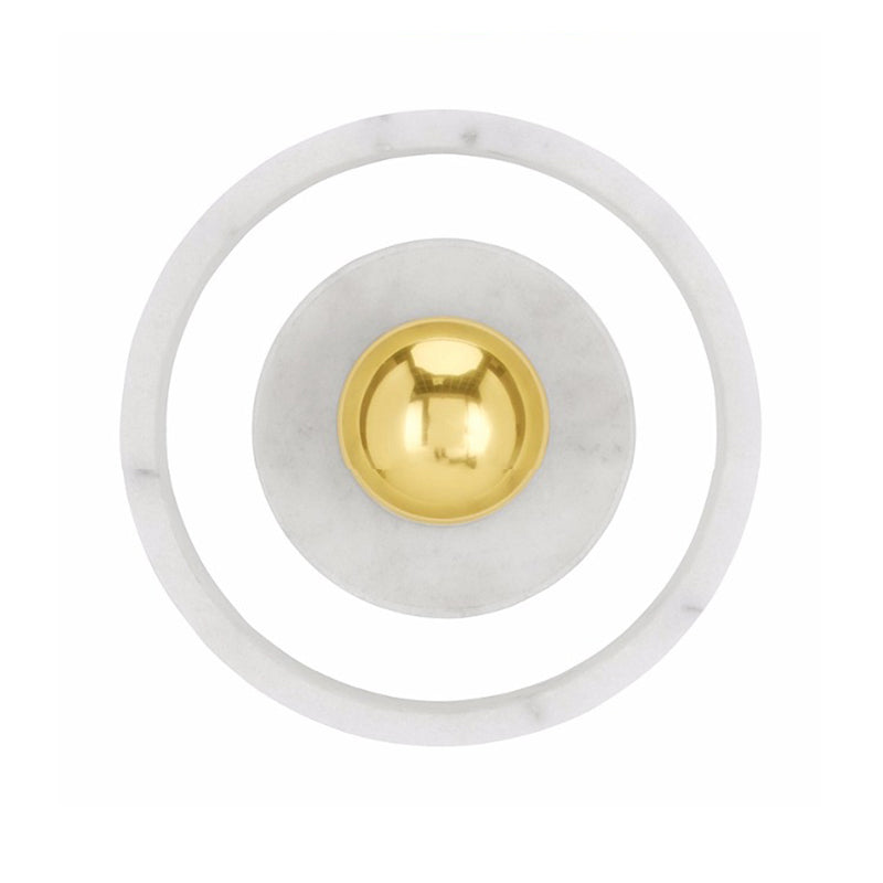 Bowl Wall Light Fixture Modern 1-Light White Wall Mounted Lamp for Restaurant