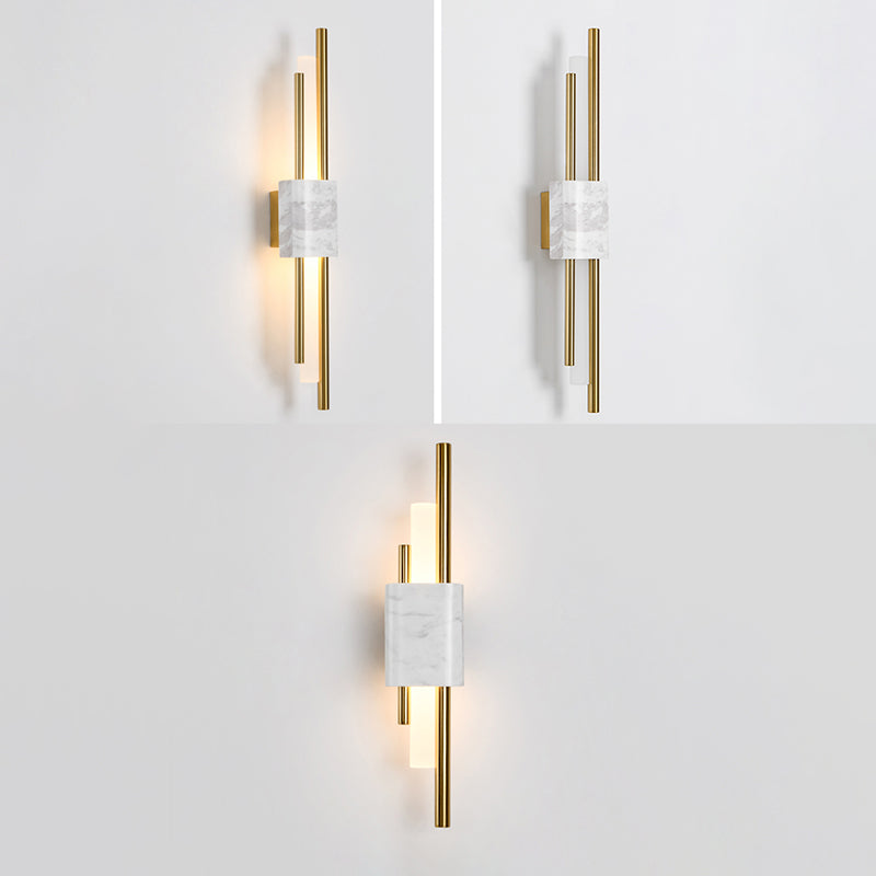 Lampada a parete a 1 luci lampada moderna a parete a parete con tonalità acrilica bianca