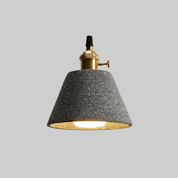 Contemporary Cement Pendant Lighting One Head Pendant Lamp for Bar Study Room