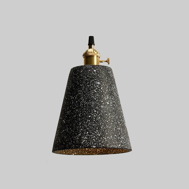 Contemporary Cement Pendant Lighting One Head Pendant Lamp for Bar Study Room