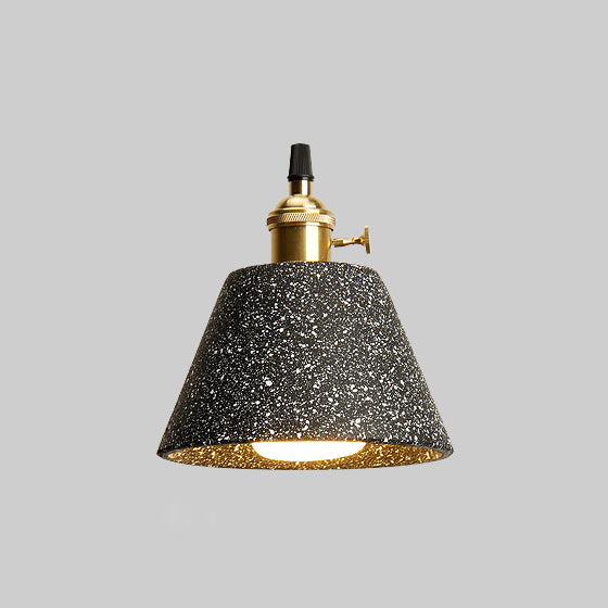 Contemporary Cement Pendant Lighting One Head Pendant Lamp for Bar Study Room