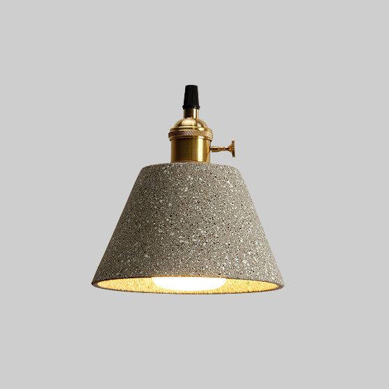 Contemporary Cement Pendant Lighting One Head Pendant Lamp for Bar Study Room
