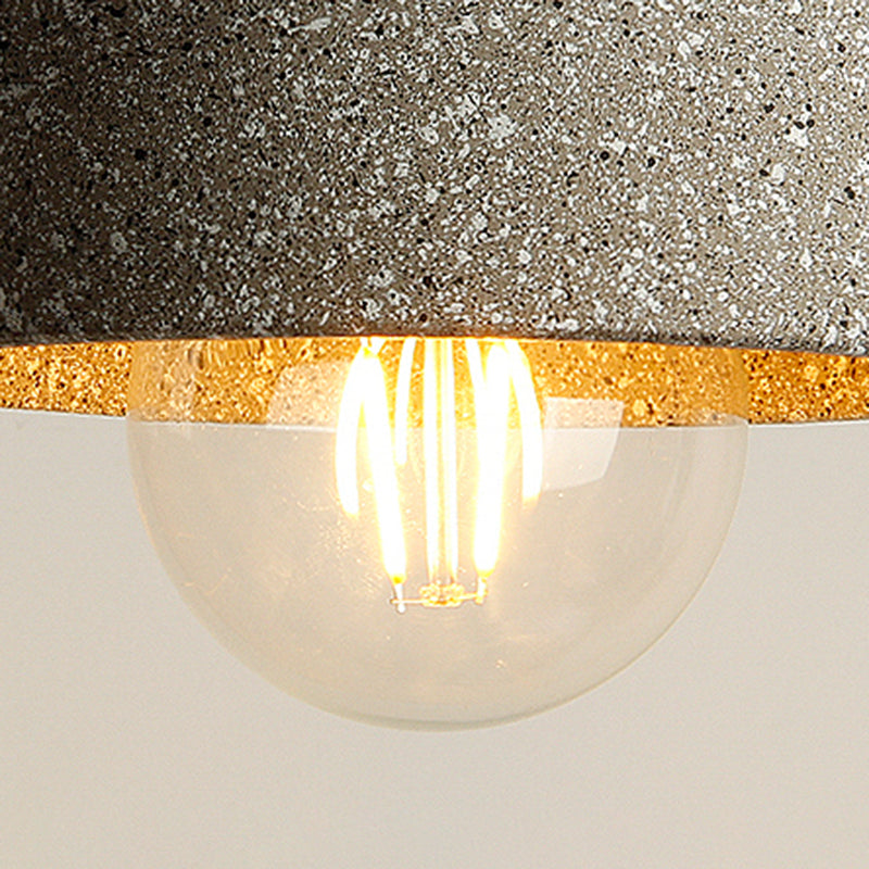 Contemporary Cement Pendant Lighting One Head Pendant Lamp for Bar Study Room