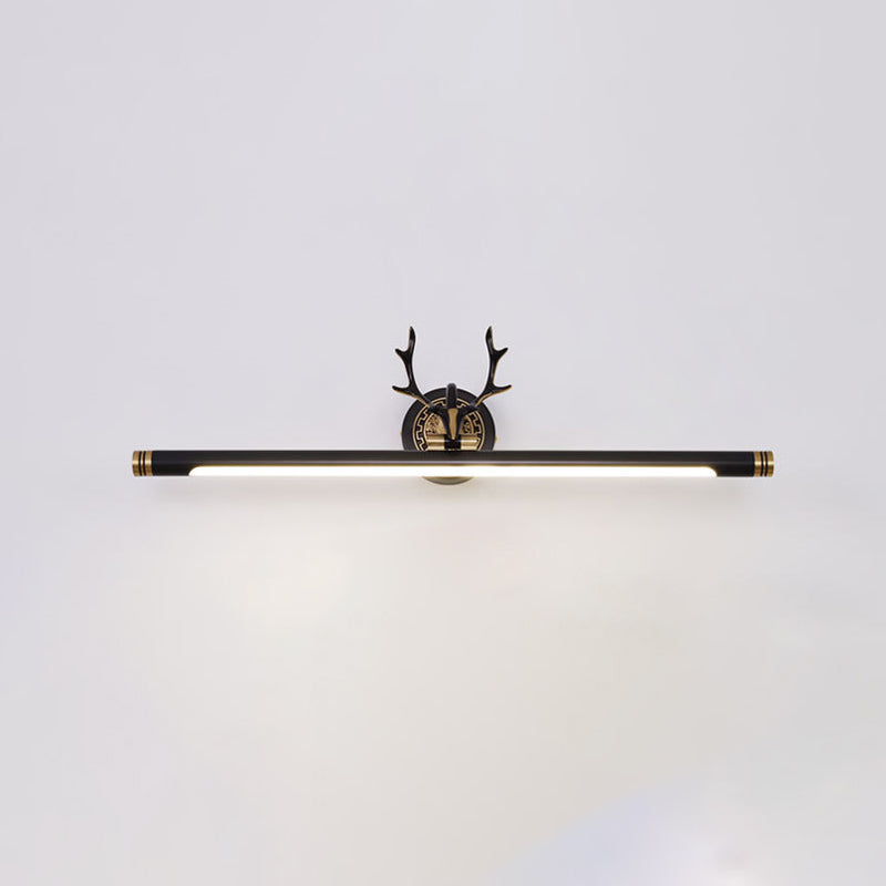 Metal Vanity Light Mid Century Modern Wall Mount Light LED Mirror Front Light