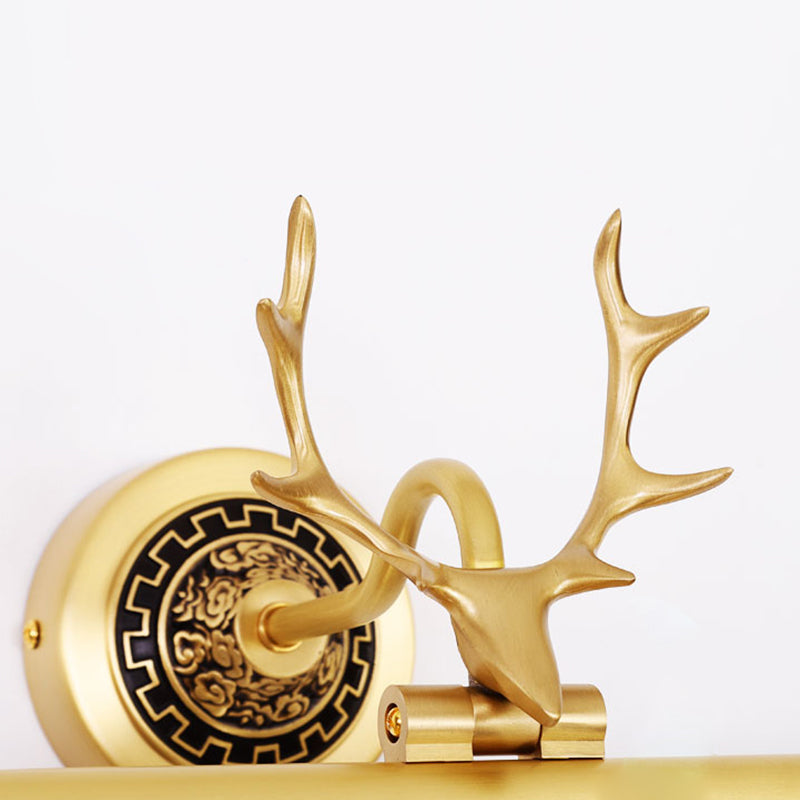 Metal Vanity Light Mid Century Modern Wall Mount Light LED Mirror Front Light