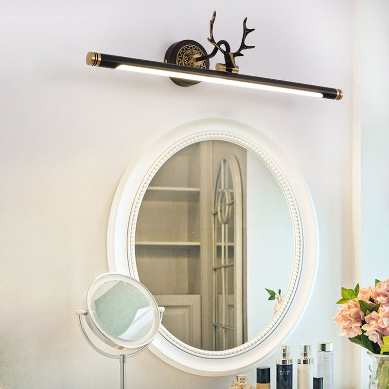 Metal Vanity Light Mid Century Modern Wall Mount Light LED Mirror Front Light