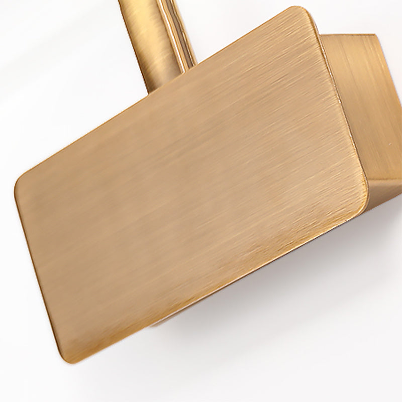 Metal Vanity Light with Antler Mid Century Modern Wall Mount Light in Gold