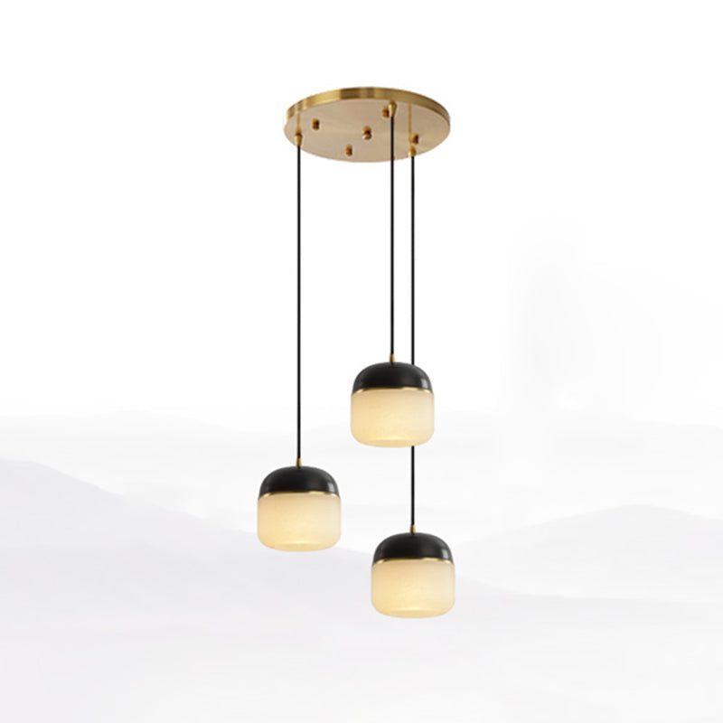 Techo de lámpara LED de mármol contemporánea para el comedor de la sala de estar