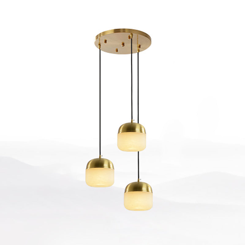 Techo de lámpara LED de mármol contemporánea para el comedor de la sala de estar