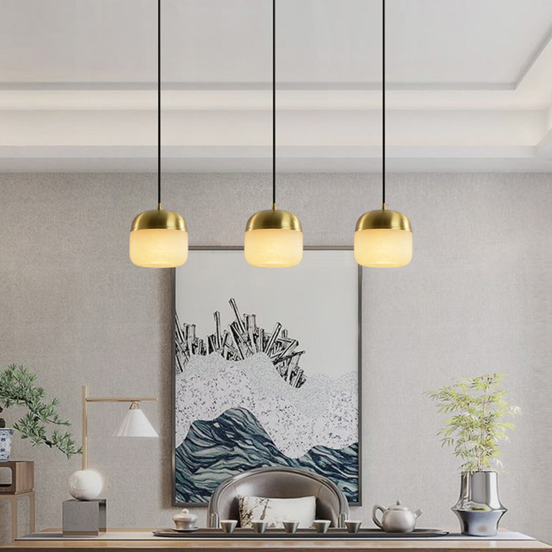 Techo de lámpara LED de mármol contemporánea para el comedor de la sala de estar