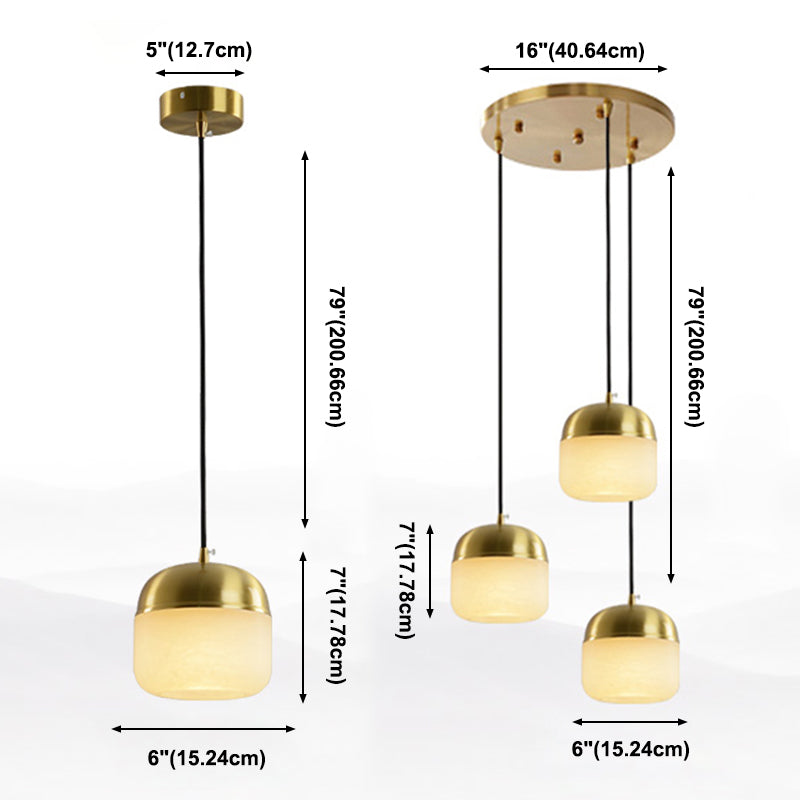 Techo de lámpara LED de mármol contemporánea para el comedor de la sala de estar