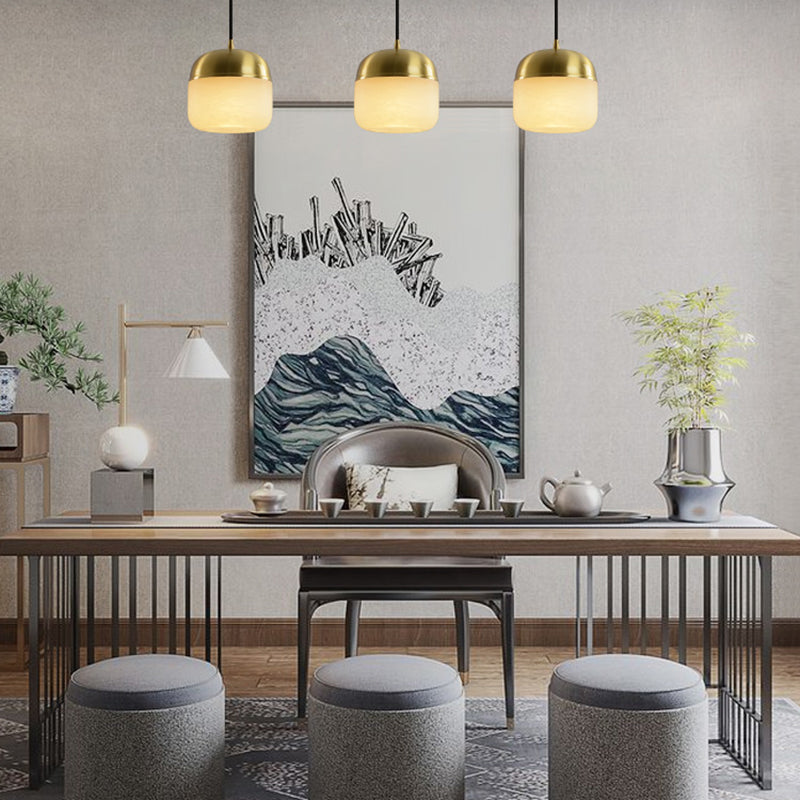 Techo de lámpara LED de mármol contemporánea para el comedor de la sala de estar