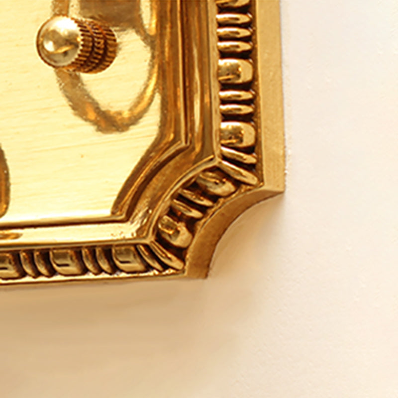 30"/22" Long Vanity Light with Antler Mid Century Modern Wall Mount Light in Gold