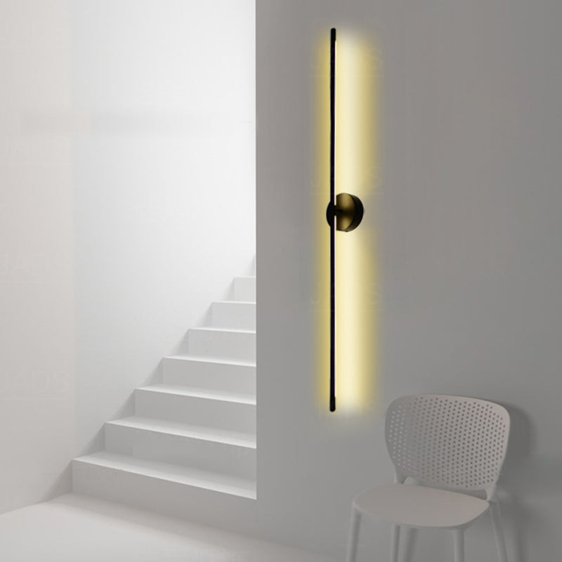 Metalen wandlicht SCONCES LED HEDENDAAGE WANDELEMENTEN LICHTBEWIKT IN ZWART/GOUD