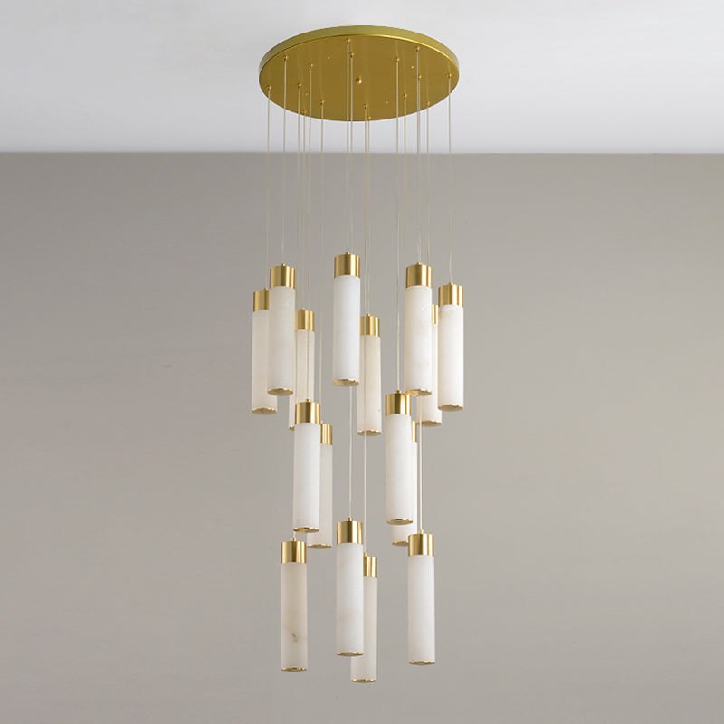 Techo de lámpara LED de mármol contemporánea para el salón de la sala de estar