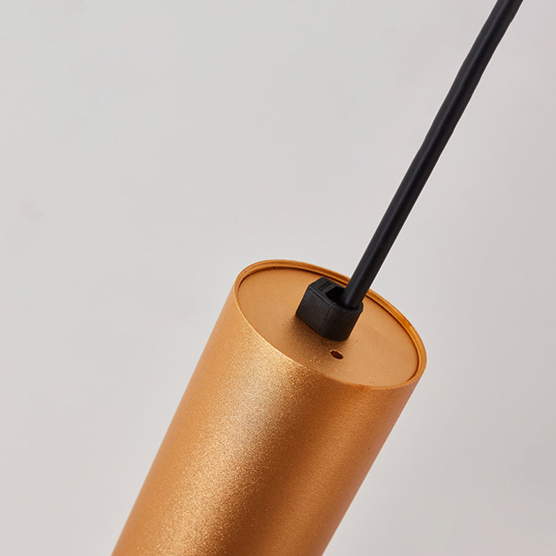 Lumière suspendue en métal avec un éclairage de pendentif de simplicité en acrylique pour la chambre