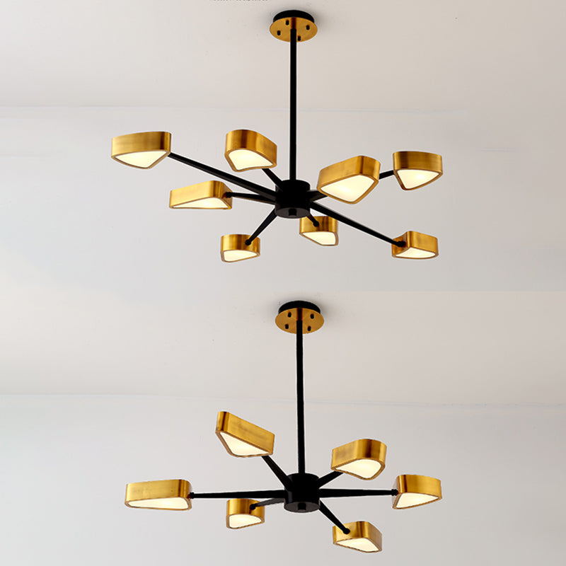 Lampadella in metallo lampadario della sala da pranzo postmoderno