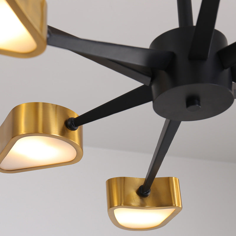 Lampadella in metallo lampadario della sala da pranzo postmoderno