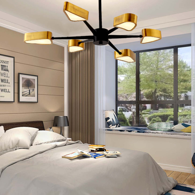 Lampadella in metallo lampadario della sala da pranzo postmoderno