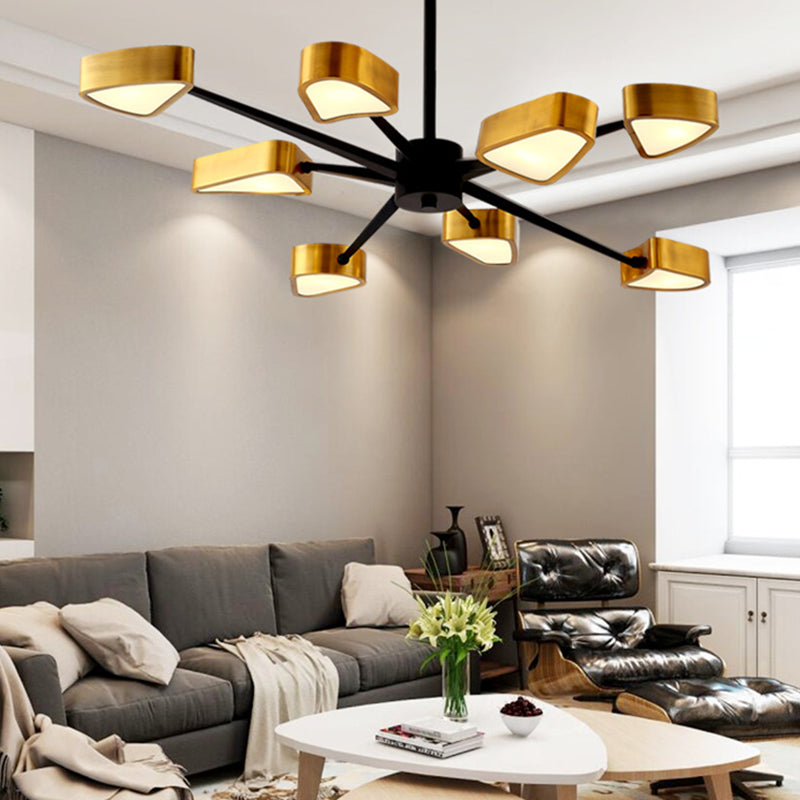 Lampadella in metallo lampadario della sala da pranzo postmoderno