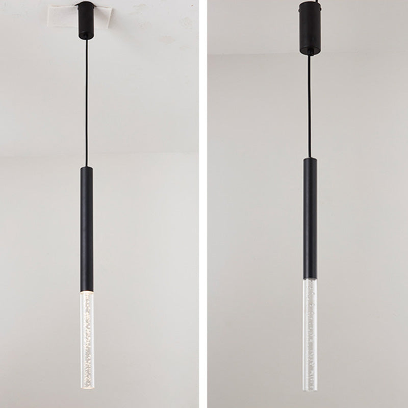 LED HORTING LIGHT avec un éclairage pendentif contemporain noir en acrylique