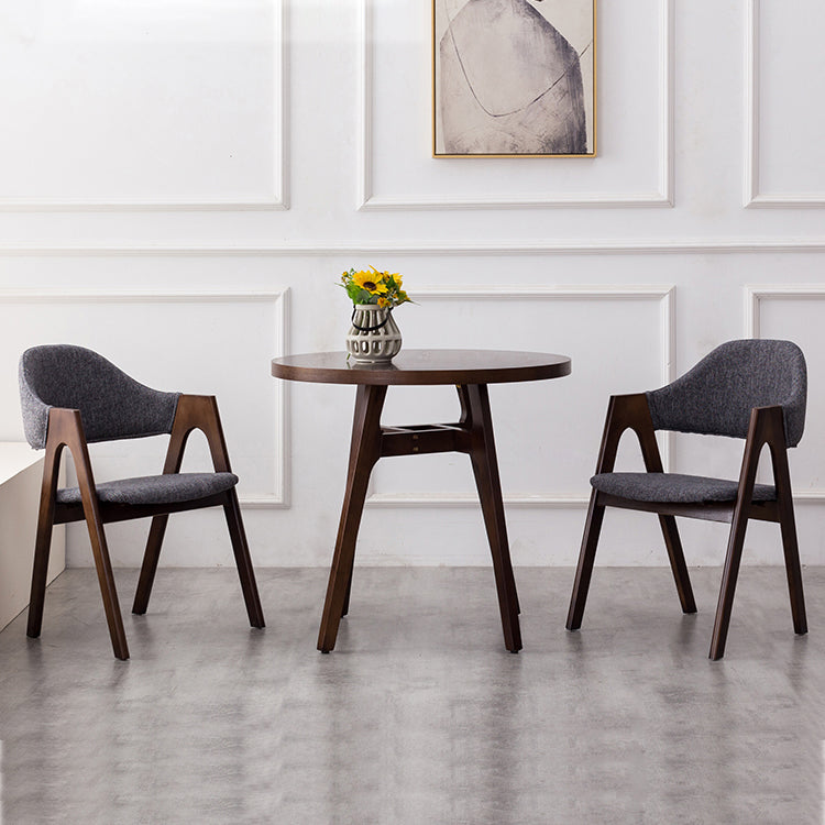 Solid Wood Dining Table Contemporary Style Dining Site Table with 4 Legs