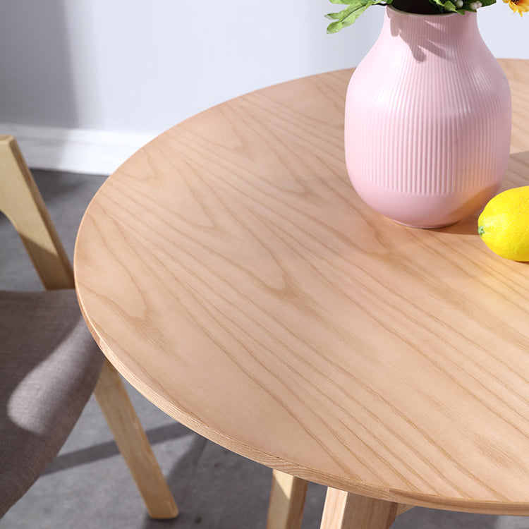 Solid Wood Dining Table Contemporary Style Dining Site Table with 4 Legs