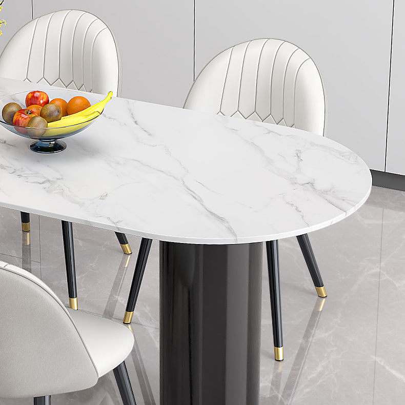Metall moderne freie Form Esstisch Sintered Steintisch für Esszimmer und Küche