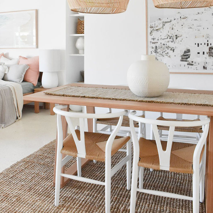 SLED BASE DININGplaats tafel dennen vaste houten eettafel rechthoek voor huis
