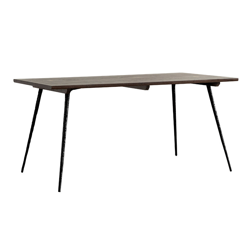Rectangle Table Dinette Table Industrial Dinner Room Kitchen Table for Indoor