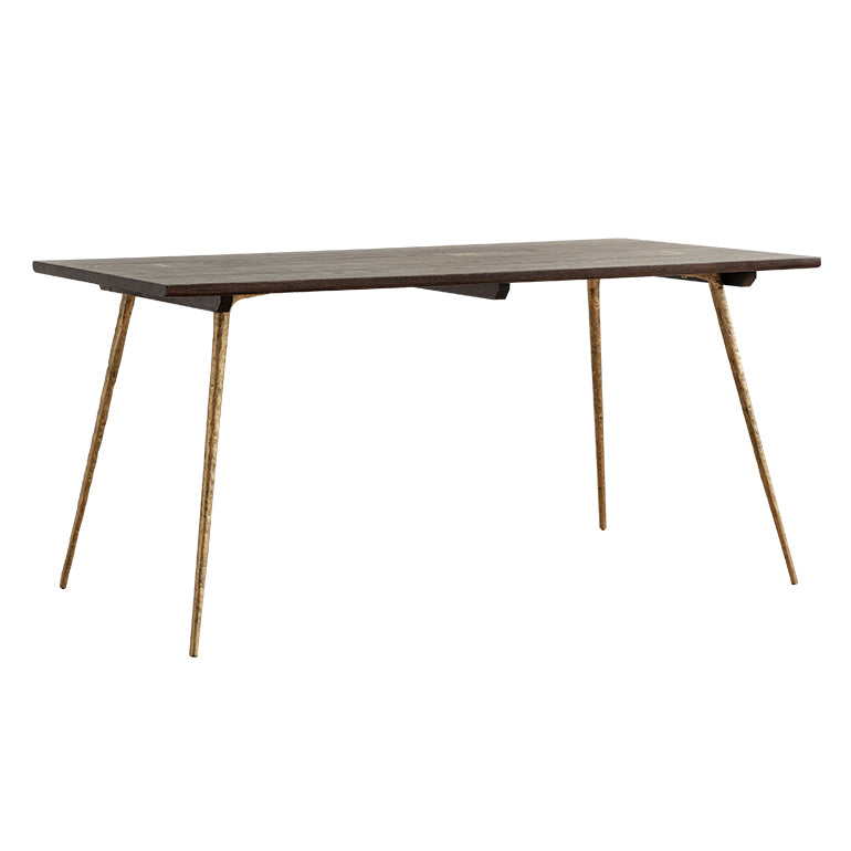 Rectangle Table Dinette Table Industrial Dinner Room Kitchen Table for Indoor