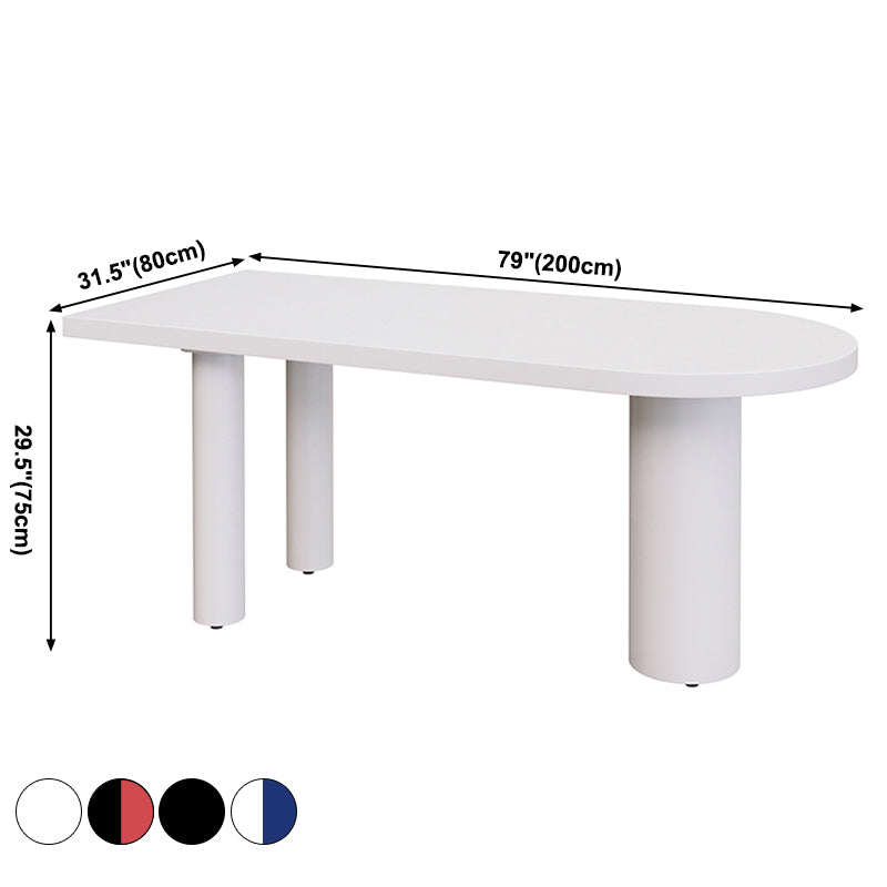 Table à forme libre contemporaine en bois massif table en bois massif pour salle à manger