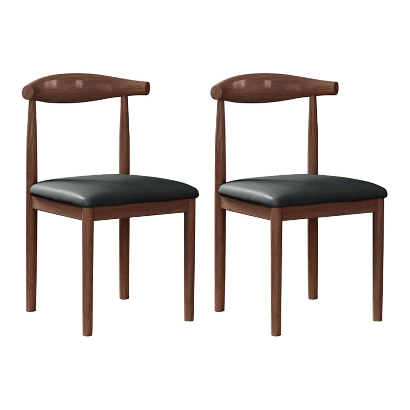 Ensemble de chaises de salle à manger de cuisine de côté arrière ouvert de chaise en métal de style moderne