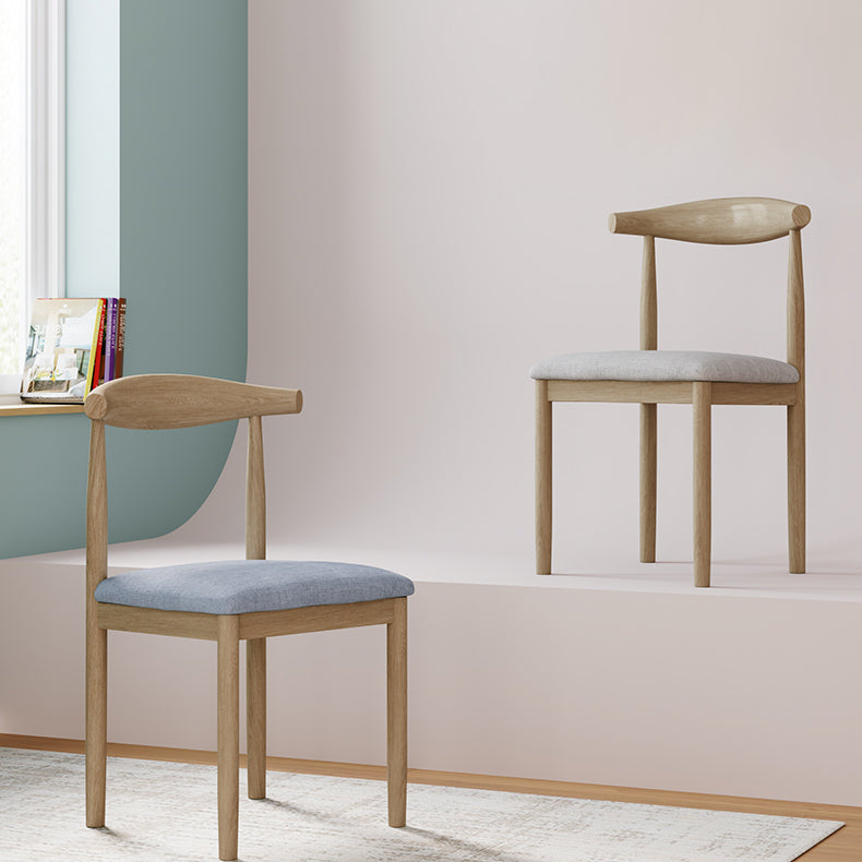Ensemble de chaises de salle à manger de cuisine de côté arrière ouvert de chaise en métal de style moderne