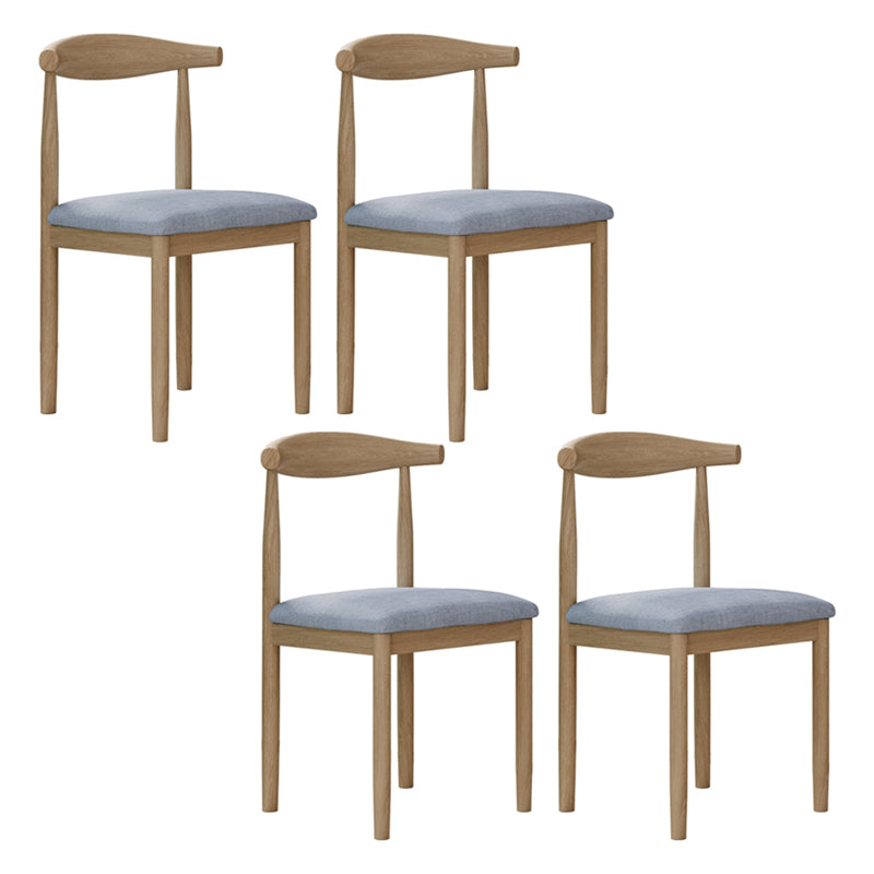 Ensemble de chaises de salle à manger de cuisine de côté arrière ouvert de chaise en métal de style moderne