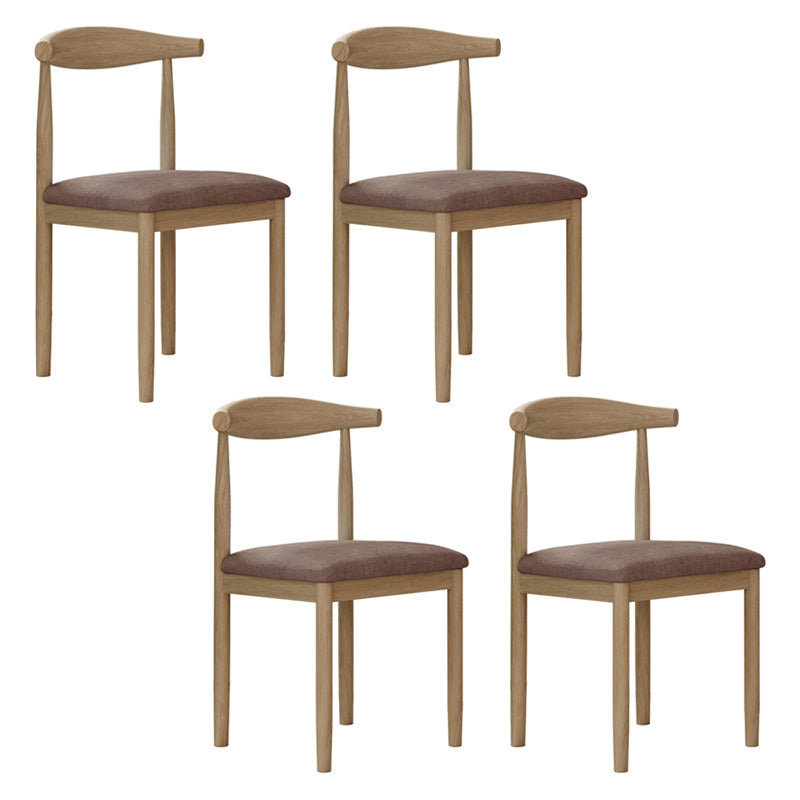 Ensemble de chaises de salle à manger de cuisine de côté arrière ouvert de chaise en métal de style moderne