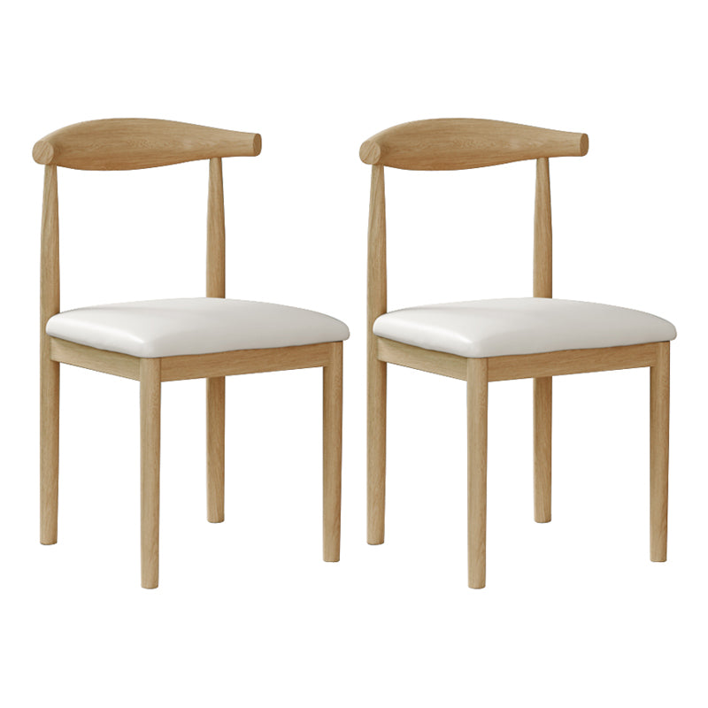 Ensemble de chaises de salle à manger de cuisine de côté arrière ouvert de chaise en métal de style moderne