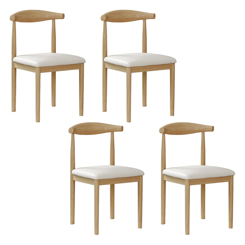 Ensemble de chaises de salle à manger de cuisine de côté arrière ouvert de chaise en métal de style moderne