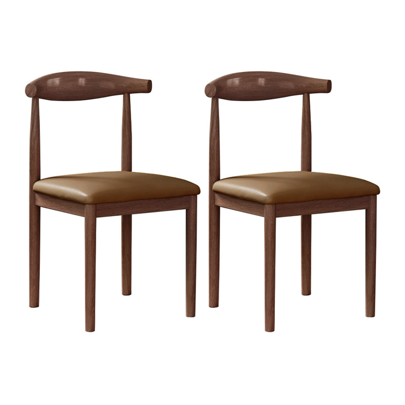 Ensemble de chaises de salle à manger de cuisine de côté arrière ouvert de chaise en métal de style moderne