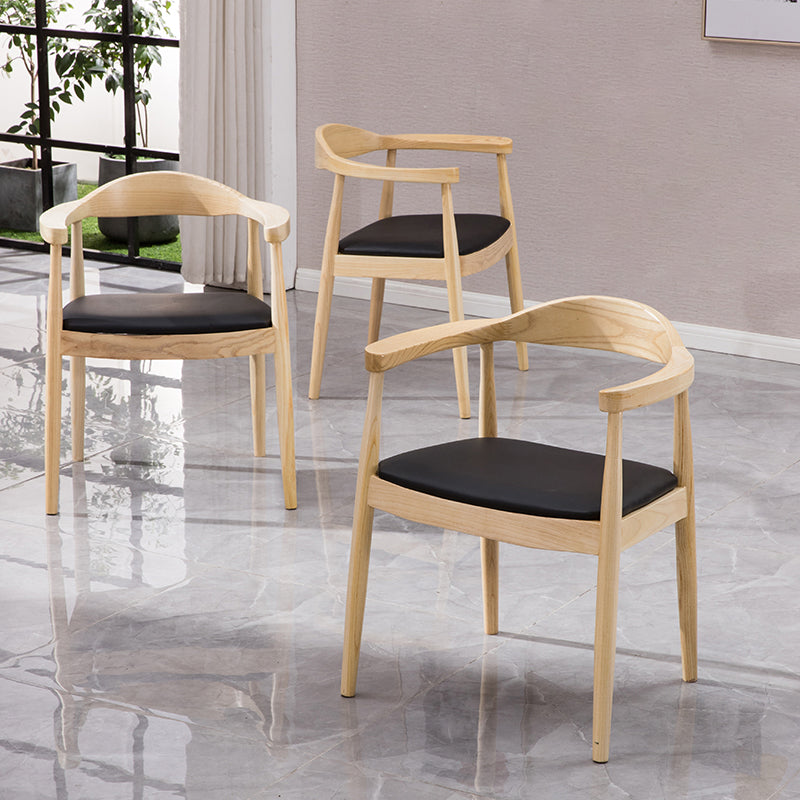 Traditional Style Solid Wood Chairs Kitchen Dining Open Back Side Chair