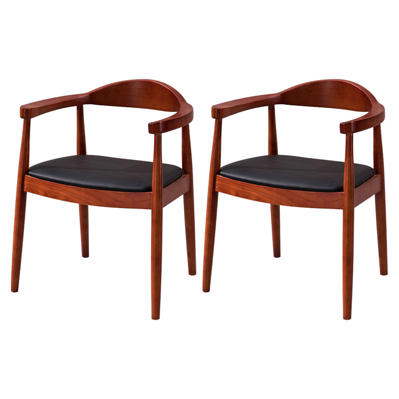 Traditional Style Solid Wood Chairs Kitchen Dining Open Back Side Chair