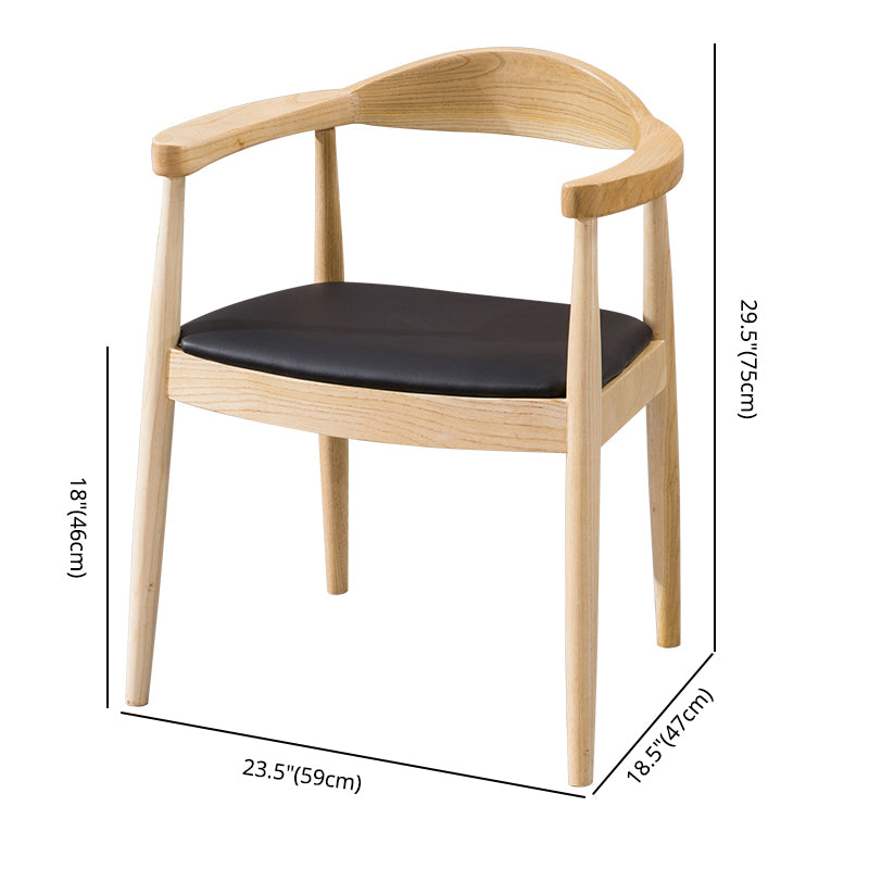 Traditional Style Solid Wood Chairs Kitchen Dining Open Back Side Chair